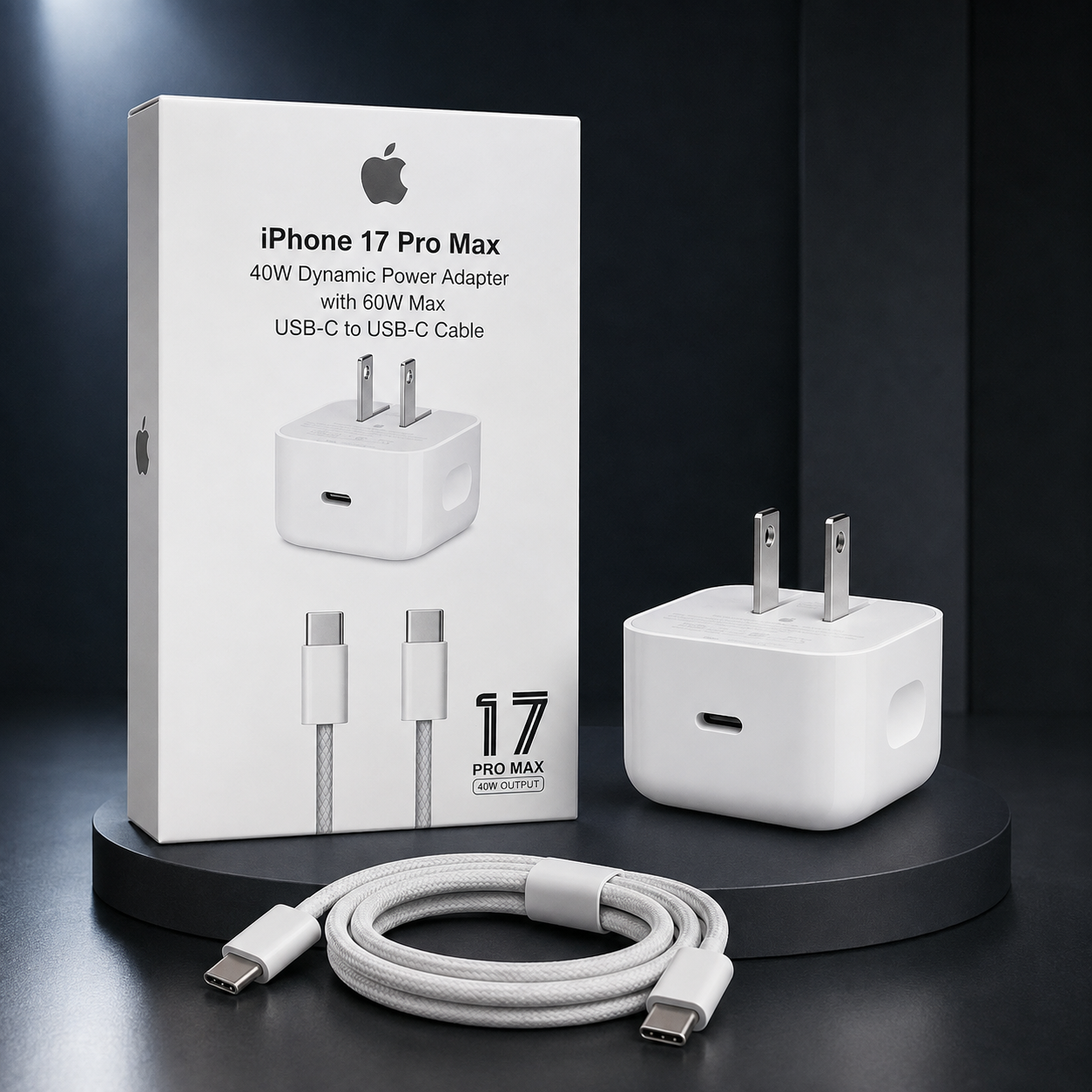 Cargador USB-C 40W + Cable Tipo C